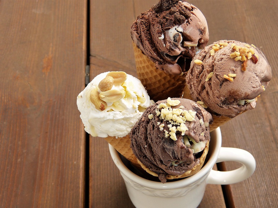 Too much ice cream may lead to heart attack