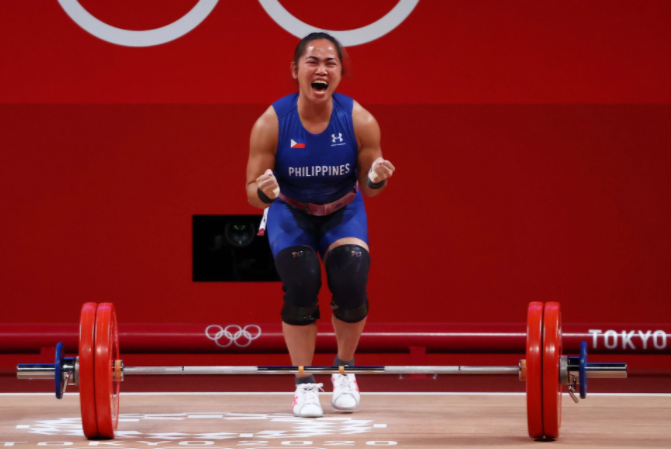 Philippines' weightlifting fairy bags country's first Olympic gold medal