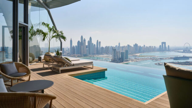 Dubai opens world's highest 360-degree infinity pool