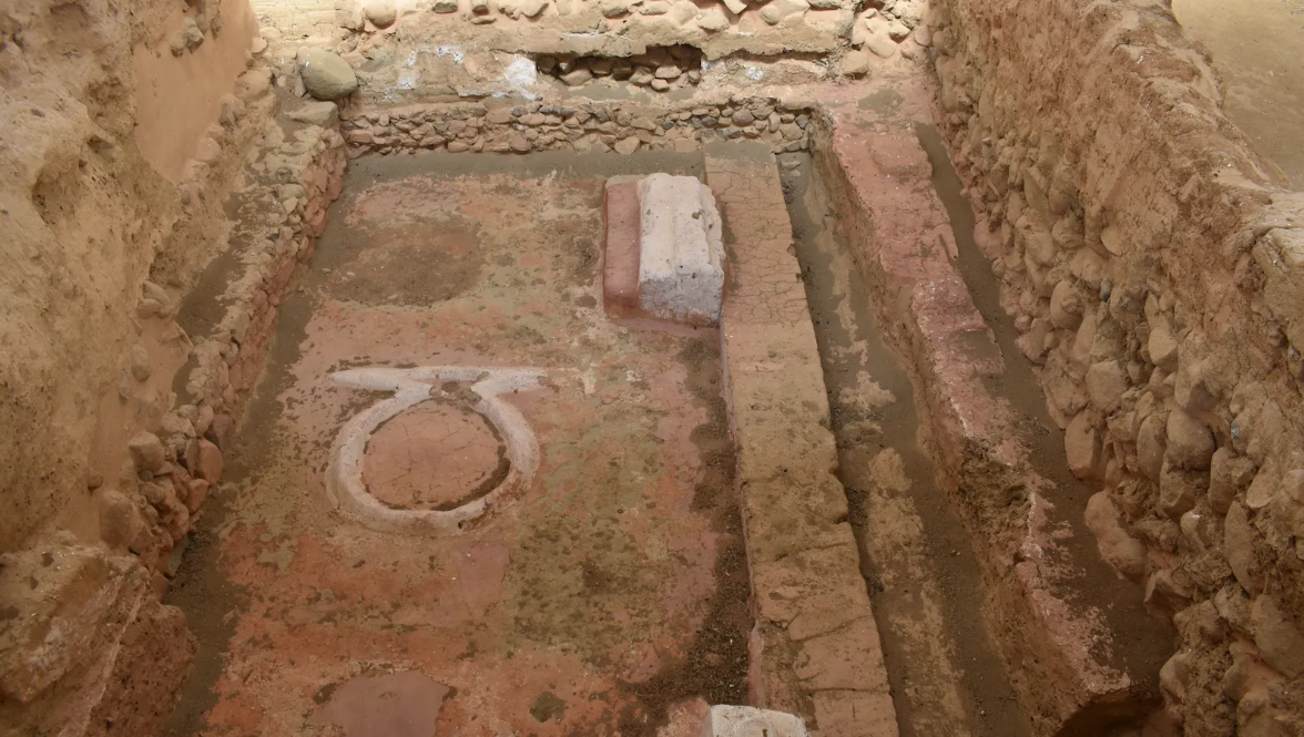 Cancho Roano's altar well-preserved despite the fire