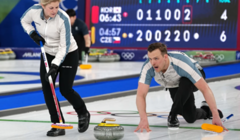 Olympic curling